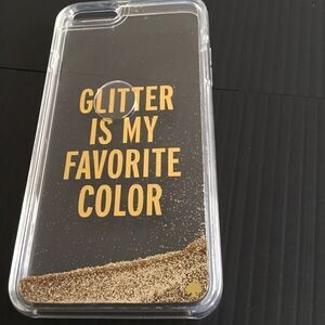 Kate Spade iPhone 6+ Clear Liquid Glitter Case (G)